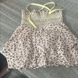 Hey kid Floral Kids smocked Dress 3t